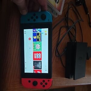Nintendo Switch Handheld Console - Blue and Red